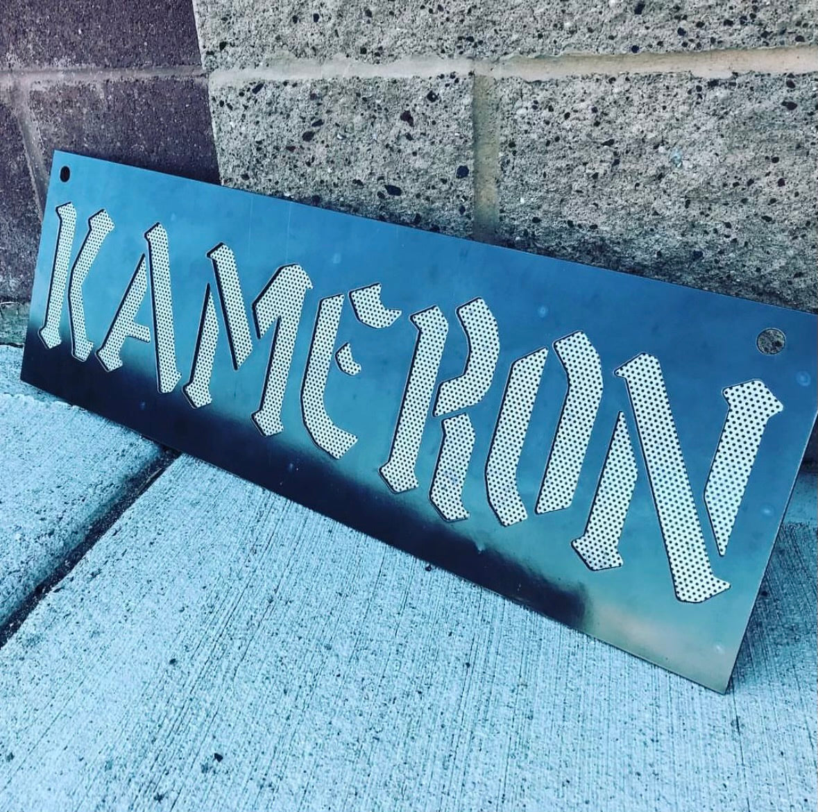 Decorative Steel Signs Personalized